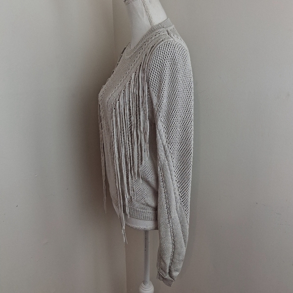Ronny Kobo Fringe Sweater Size Small NWOT - Picture 8 of 11